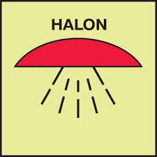 Halon Fire Suppression Bottle Room
